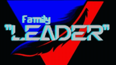 A Black Background With The Words Family Leader Written On It GIF