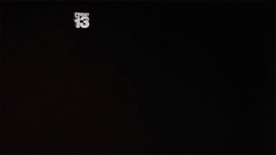 A Black Background With The Words Friday The 13Th Written In White GIF