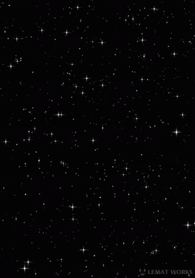 A Black Background With White Stars On It GIF