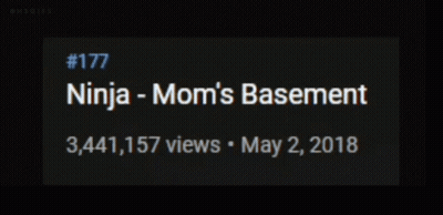 A Black Background With White Text That Says # 5 Keemstar On It GIF