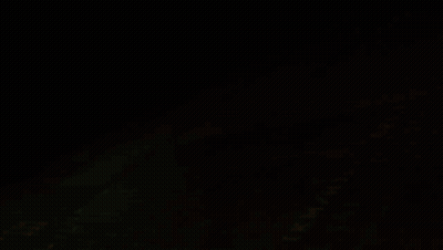 A Black Background With Yellow And White Lines And A Few Letters Written On It GIF