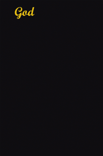 A Black Background With Yellow Text That Says God Grant Me The Serenity GIF