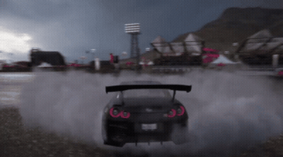 A Black Car With A License Plate That Says ' Jc ' On It GIF