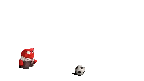 A Black Soccer Ball With A White Background Sticker