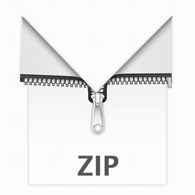 A Black Zipper With The Word Zip Below It GIF
