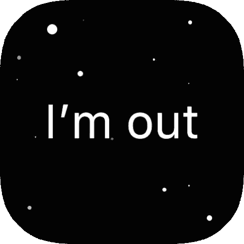 A Blue Among Us Character Is Floating In The Space Sticker