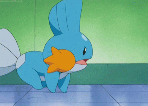 A Blue And Orange Cartoon Character With The Word Charmeleonbuck On The Bottom Right GIF
