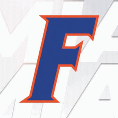 A Blue And Orange Letter L Is Against A White Background GIF