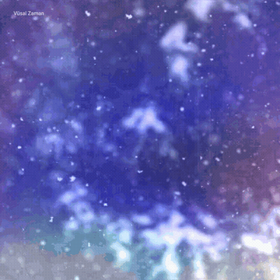 A Blue And Purple Background With The Name Vusal Zaman On It GIF