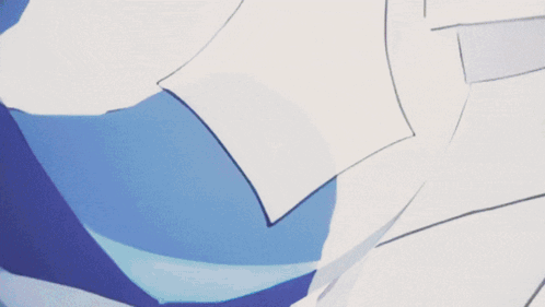 A Blue And White Drawing Of A Robot With A Smoke Coming Out Of Its Mouth GIF