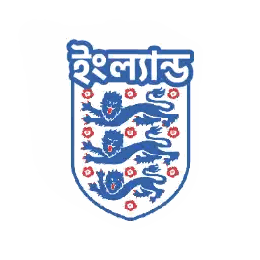 A Blue And White Emblem With Three Lions And The Word England Sticker