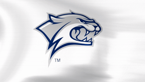 A Blue And White Logo With A Tm Logo On The Bottom GIF