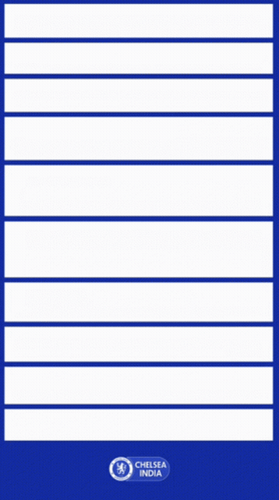A Blue And White Poster That Says Blue Is The Colour Football Is The Game GIF