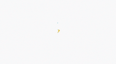 A Blue And Yellow Logo For Ibumerang With A Yellow Arrow GIF