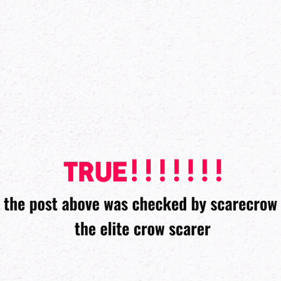 A Blue Arrow Pointing Up With The Words True Written Below It GIF