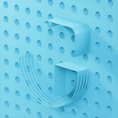 A Blue Background With A Few Holes In It And A Few Lines GIF
