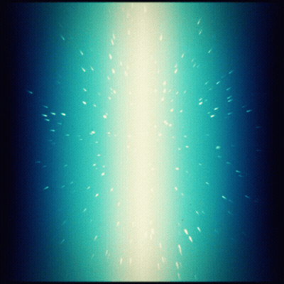 A Blue Background With A Light Coming From The Right GIF
