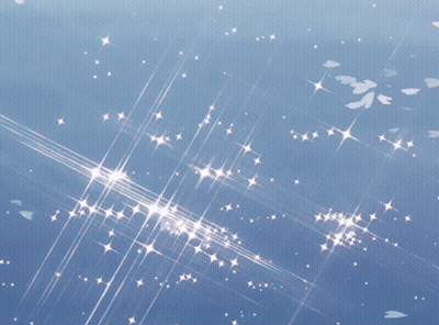 A Blue Background With A Lot Of Stars Shining On It GIF