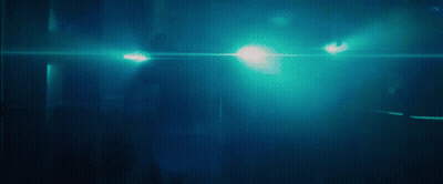 A Blue Background With A White Arrow Pointing Up GIF