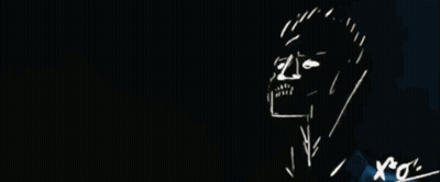 A Blue Background With A White Stripe On The Bottom GIF