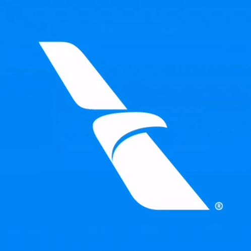 A Blue Background With A White Swirl In The Middle GIF