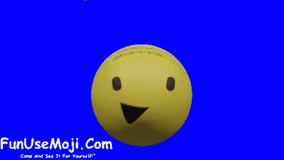 A Blue Background With A Yellow Ball And The Words You Are Statistically More Likely To Die In A Car Crash On It GIF