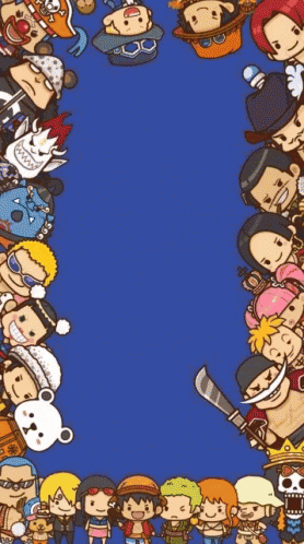 A Blue Background With Cartoon Characters And The Words Welcome To On It GIF