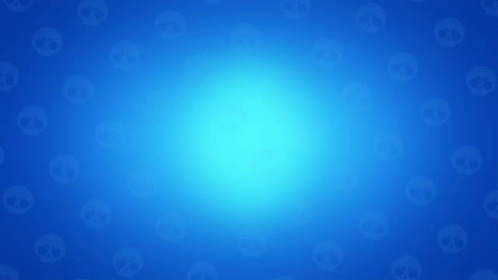 A Blue Background With Skulls On It And A Light In The Middle . GIF