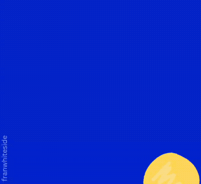 A Blue Background With The Words Good Morning In Orange GIF
