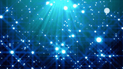 A Blue Background With White Dots And Rays GIF