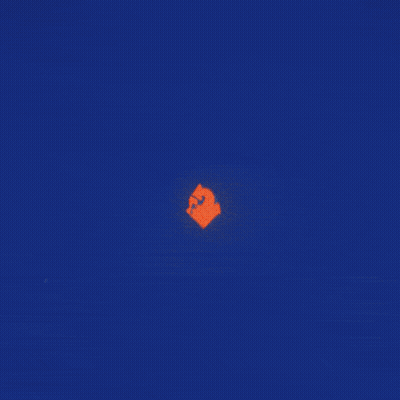 A Blue Background With White Letters That Say Goal Goal Goal GIF