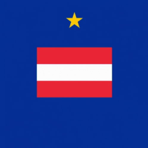 A Blue Background With Yellow Stars And A Logo For Fenerbahce Spor Kulubu 1907 GIF