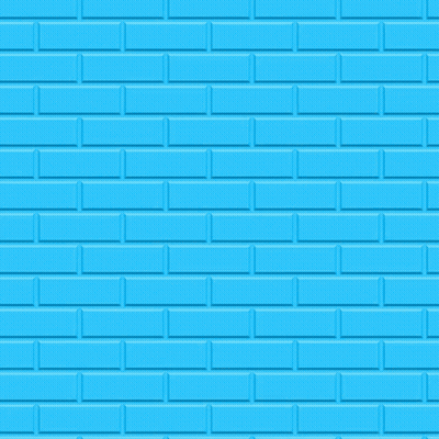 A Blue Brick Wall With A Logo That Says 3Peat On It GIF