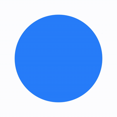 A Blue Circle With A White Compass With A Star In The Center GIF