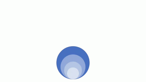 A Blue Circle With The Words Ambil Nafas Written Above It GIF
