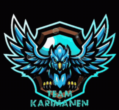 A Blue Eagle With A Yellow Beak Is Sitting In A Shield GIF
