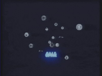 A Blue Sign That Says " Part Of The Century " On It GIF