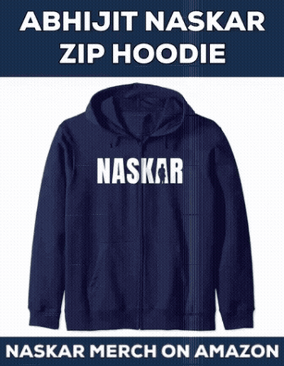 A Blue Zip Up Hoodie With The Name Naskar On It GIF