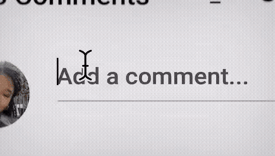 A Blurred Image Of A Blue Box With The Word Contest Written On It GIF