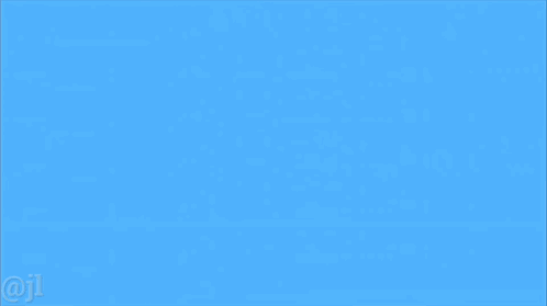 A Blurred Image Of A Cartoon Character With A Blue Background GIF