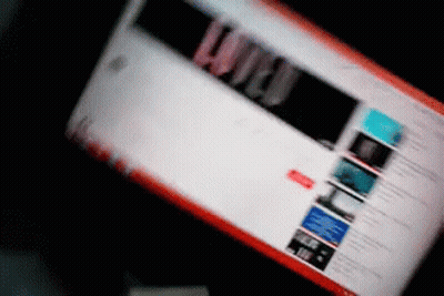 A Blurred Image Of A Computer Screen With The Word Youtube GIF