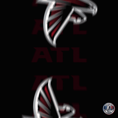 A Blurred Image Of A Falcons Logo With The Words " Lose " Above It GIF