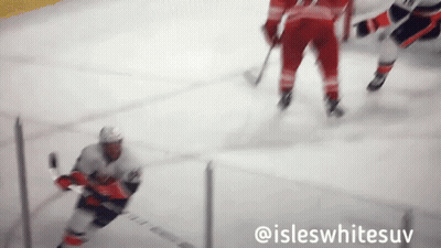 A Blurred Image Of A Hockey Game With The Words @Isleswhitesuv At The Bottom GIF