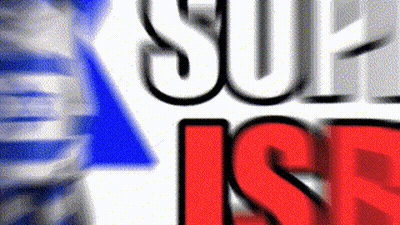 A Blurred Image Of A Microphone And The Words Super Isf GIF