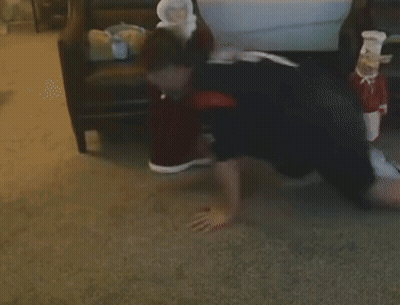 A Blurred Image Of A Person On The Floor GIF