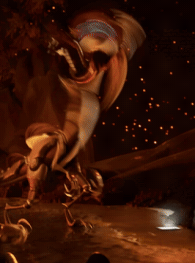 A Blurred Image Of A Person Standing In The Dark With A Light Shining On Them GIF