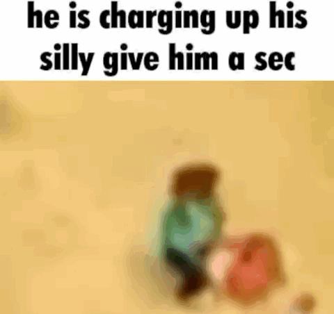 A Blurred Image Of A Person Standing Next To Another Person . GIF