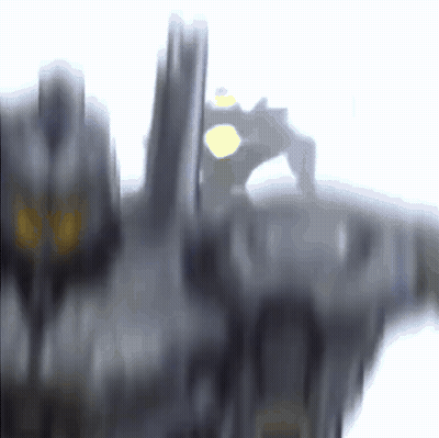 A Blurred Image Of A Person Standing On A Ledge GIF