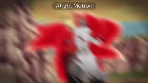 A Blurred Image Of A Person With The Words Alight Motion On The Bottom Right GIF