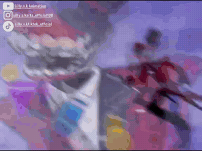 A Blurred Image Of A Person With The Words Silly.a.karts.official108 On The Bottom GIF